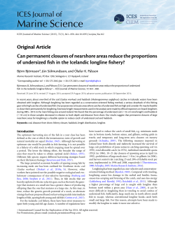 Can permanent closures of nearshore areas reduce the proportions