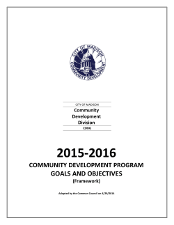 goals and objectives