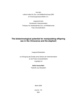 The biotechnological potential for manipulating - diss.fu