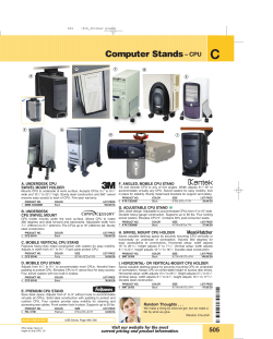 Computer Stands&ndash; CPU