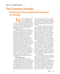 The Creeping Disaster - Charles Sturt University