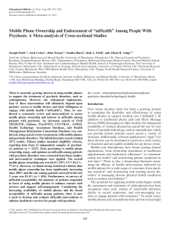 Mobile Phone Ownership and Endorsement of