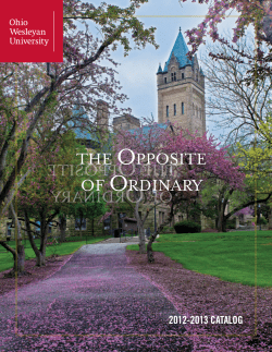 THE PPOSITE OF O RDINARY THE OPPOSITE OF ORDINARY