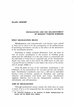 Maladjustment and nonconforn1ity, and deviant cases