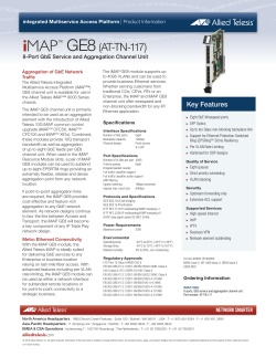 AT-TN-117 - Allied Telesis