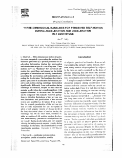 THREE-DIMENSIONAL BASELINES FOR PERCEIVED SELF