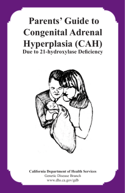Parents` Guide to Congenital Adrenal Hyperplasia (CAH)