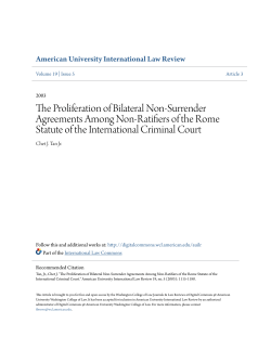 The Proliferation of Bilateral Non