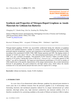 Synthesis and Properties of Nitrogen