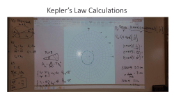 Kepler`s Law Calculations