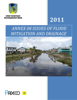 annex 08 issues of flood mitigation and drainage