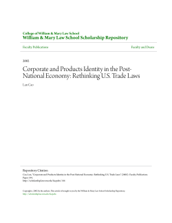 Corporate and Products Identity in the Post