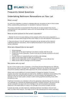 Frequently Asked Questions Undertaking Bathroom Renovations on