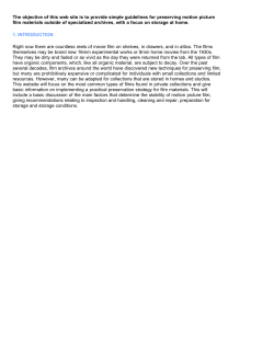 The objective of this web site is to provide simple guidelines for