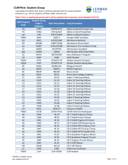 CUNYfirst: Student Groups