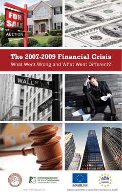 The 2007-2009 Financial Crisis