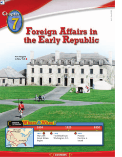Chapter 7: Foreign Affairs in the Early Republic
