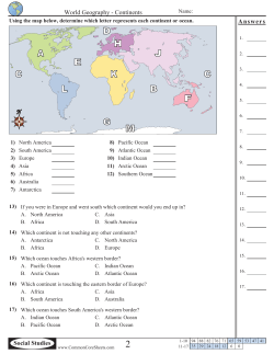 Answers - Common Core Sheets