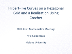 Hilbert-like Curves on a Hexagonal Grid and a Realization Using