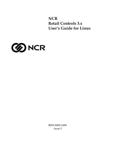 NCR Retail Controls 3.x User`s Guide for Linux