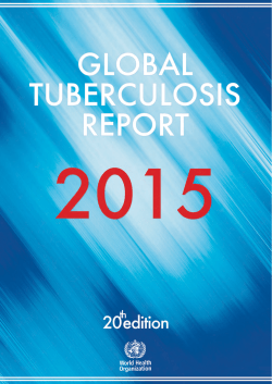 Global tuberculosis report 2015