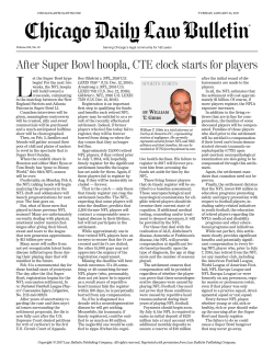 After Super Bowl hoopla, CTE clock starts for players