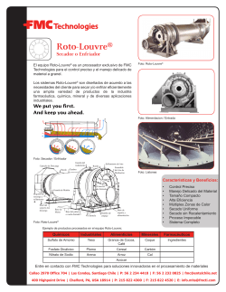 Roto-Louvre - FMC Technologies