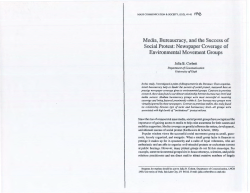 Media, Bureaucracy, and the Success of Social