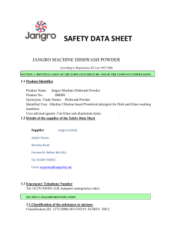 SAFETY DATA SHEET