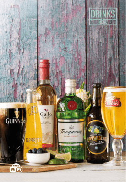 See our drinks menu