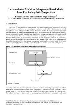 complete paper - Cascadilla Proceedings Project