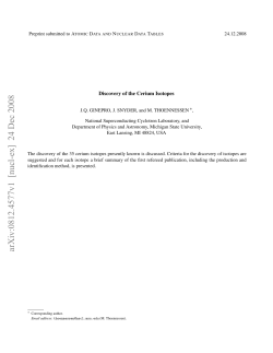 Discovery of the Cerium Isotopes