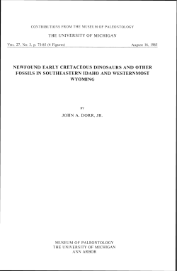 newfound early cretaceous dinosaurs and other fossils
