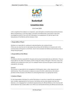 Social Basketball Rules