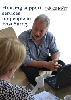 Housing support services for people in East Surrey
