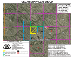 Cedar Draw Campbell County, WY