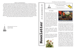 Newsletter - Tustin Preservation Conservancy