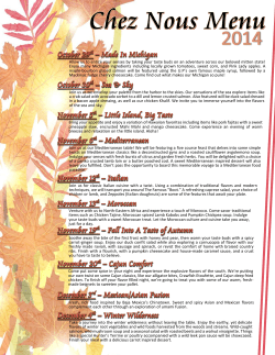 Allow us to entice your senses by taking your taste buds on an