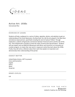 Active Art: 1930s - VTechWorks