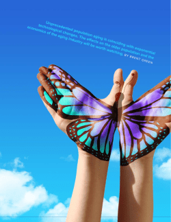 Unprecedented population aging is coinciding with exponential