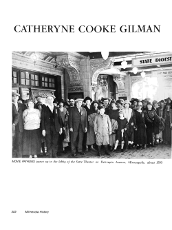 Catheryne Cooke Gilman and the Minneapolis Better