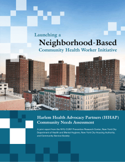 Neighborhood-Based - NYU School of Medicine