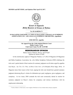 Opinion - D Magazine