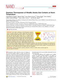 Quantum Thermopower of Metallic Atomic