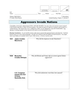 48 Aggressors Invade Nations