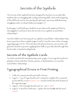 Secrets of the Symbols for Teachers.indd
