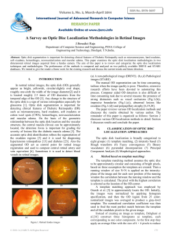 A Survey on Optic Disc Localization Methodologies in Retinal Images
