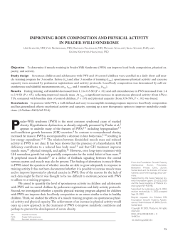 IMPROVING BODY COMPOSITION AND PHYSICAL ACTIVITY IN