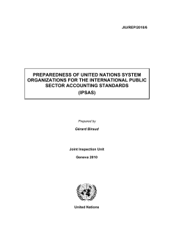 preparedness of united nations system organizations for the