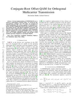 Conjugate-Root Offset-QAM for Orthogonal